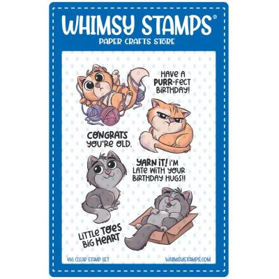 Whimsy Stamps Stempel - Little Toes Kitty